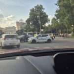 Aksident i rëndë trafiku para Parlamentit në Shkup