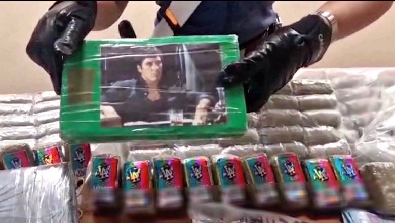 Shqiptari arrestohet në Itali, drogë me imazhin e “Scarface”