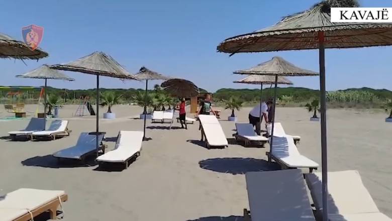 Policia sekuestron 69 komplete në plazhin e Vilë Bashtovës